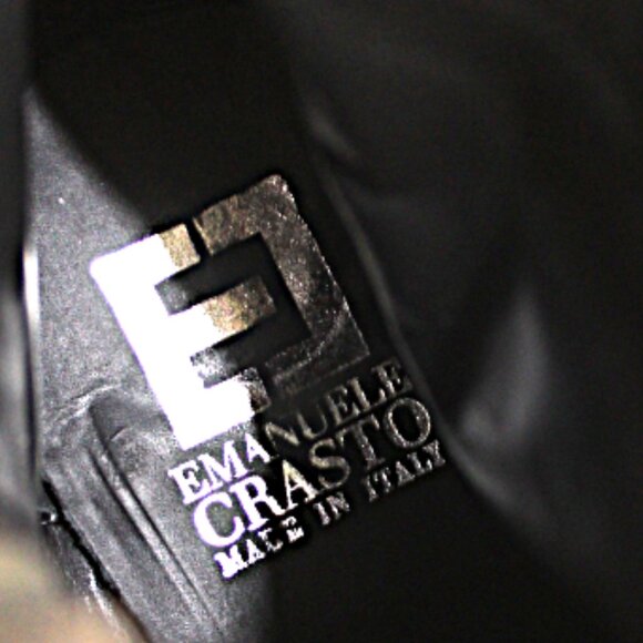 Emanuele Crasto Handcrafted Brown Double Buckle Moto Ankle Boot Size 41 (US 9.5) - Picture 8 of 8